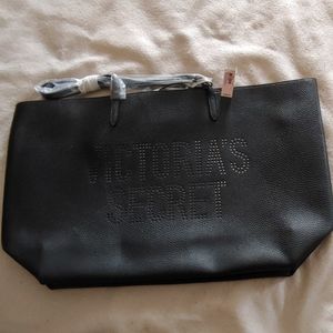 Victoria's Secret perforated faux leather tote